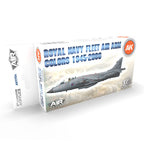 AK Interactive AK11754 Air Series RN Fleet Air Arm Aircraft Colors 1945-2010 Acrylic Paint Set 3rd Generation