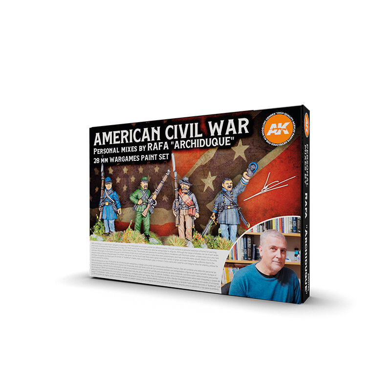 AK Interactive AK11764 Signature Set American Civil War Acrylic Paint Set 3rd Generation
