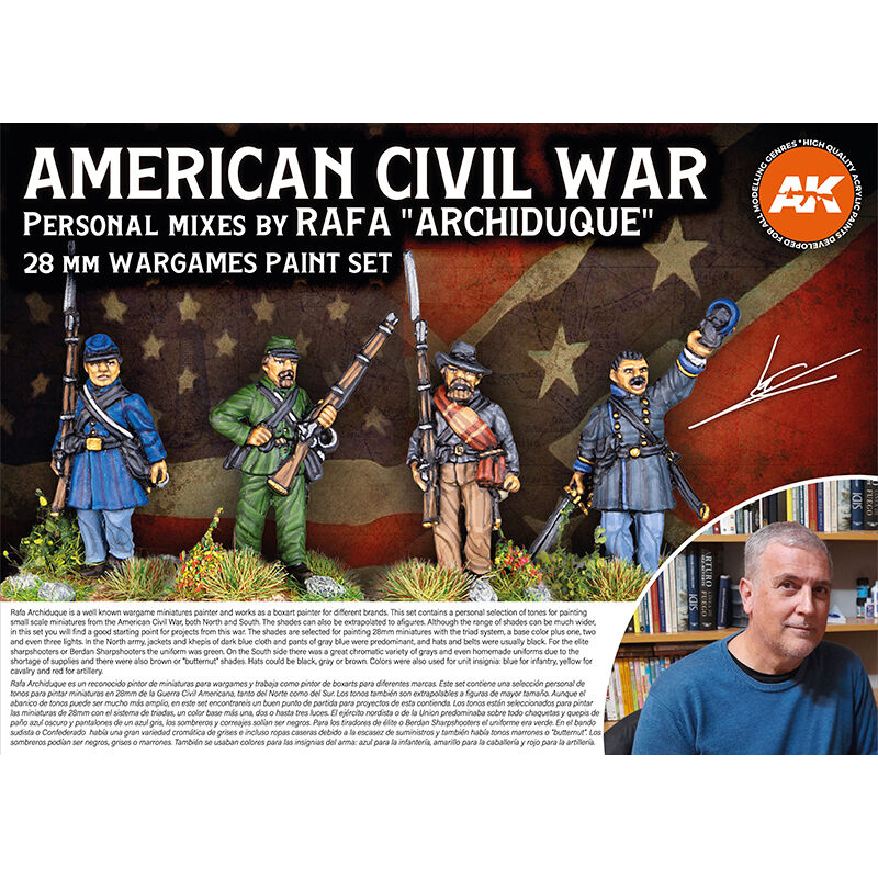 AK Interactive AK11764 Signature Set American Civil War Acrylic Paint Set 3rd Generation