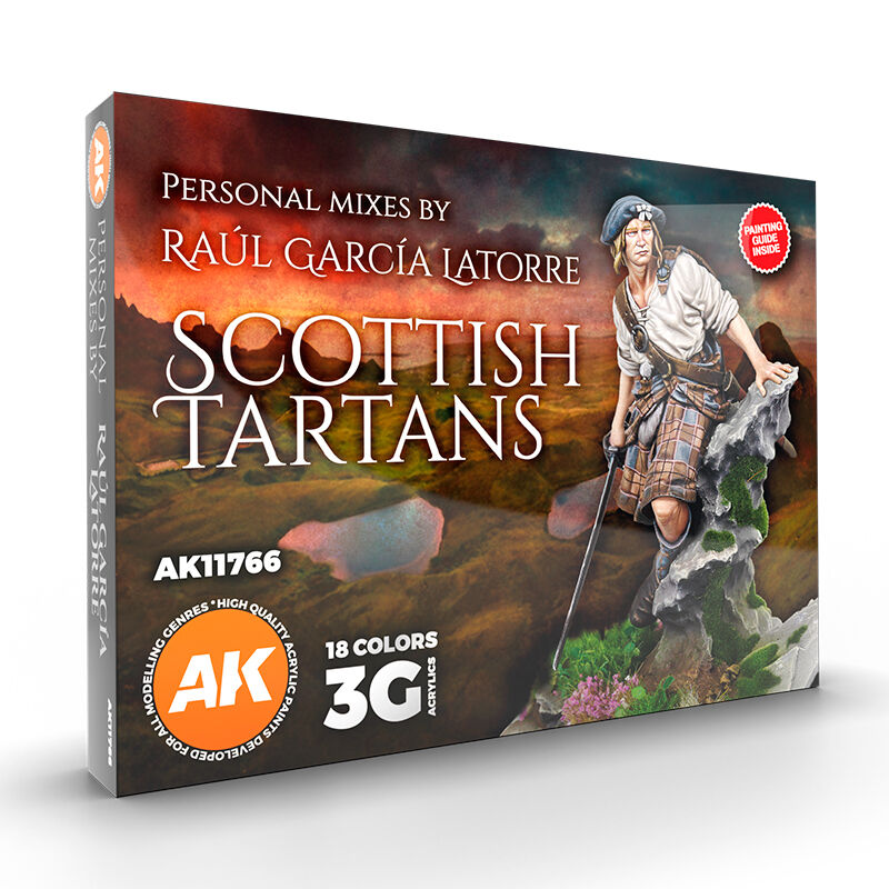 AK Interactive Signature Set Scottish Tartans - Raul Garcia Latorre
