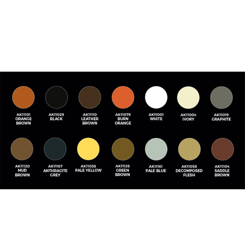 AK Interactive AK11779 Signature Set Carlos Tobes 14 Colours with Figure
