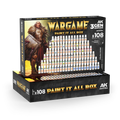 AK Interactive Wargame Paint It All Box (108 Colours) Acrylic Paint