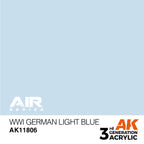 AK Interactive Air Series WWI German Light Blue Acrylic Paint 17ml 3rd (2)