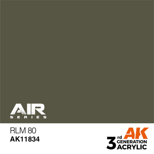 AK Interactive Air Series RLM 80 Acrylic Paint 17ml 3rd Generation (2)