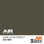 AK Interactive Air Series Dark Olive Drab 41 Acrylic Paint 17ml 3rd (2)