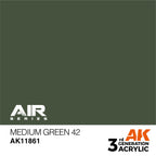AK Interactive Air Series Medium Green 42 Acrylic Paint 17ml 3rd (2)