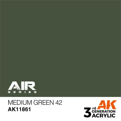 AK Interactive Air Series Medium Green 42 Acrylic Paint 17ml 3rd (2)