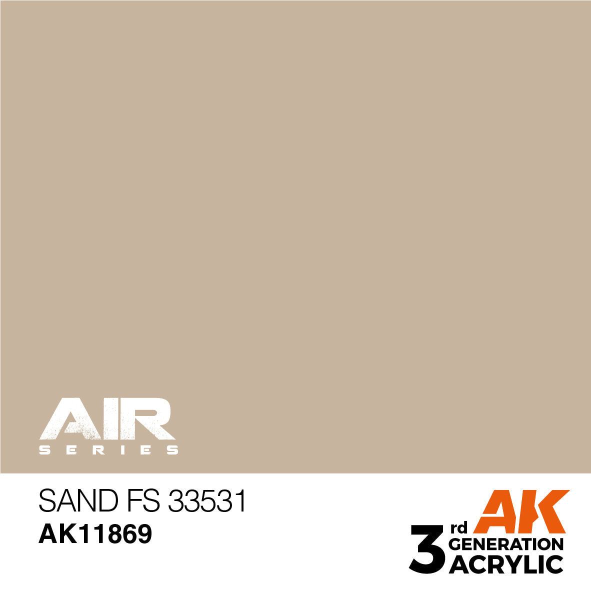 AK Interactive Air Series Sand FS 33531 Acrylic Paint 17ml 3rd (2)