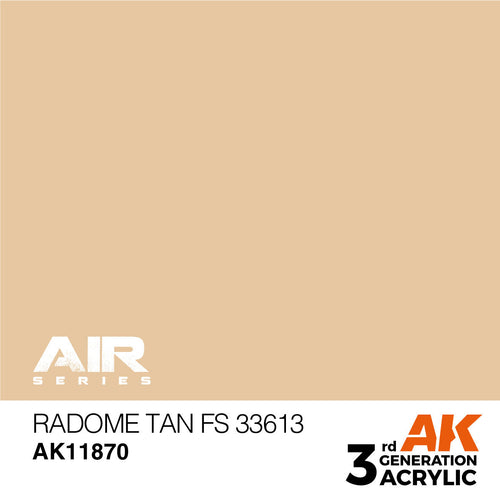 AK Interactive Air Series Radome Tan FS 33613 Acrylic Paint 17ml 3rd (2)