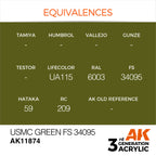 AK Interactive Air Series USMC Green FS 34095 Acrylic Paint 17ml 3rd (3)