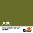 AK Interactive Air Series Field Green FS 34097 Acrylic Paint 17ml 3rd (2)