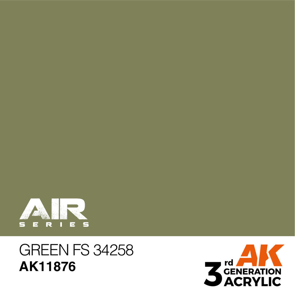 AK Interactive Air Series Green FS 34258 Acrylic Paint 17ml 3rd (2)