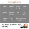 AK Interactive Air Series Aggressor Grey FS 36251 Acrylic Paint 17ml (3)