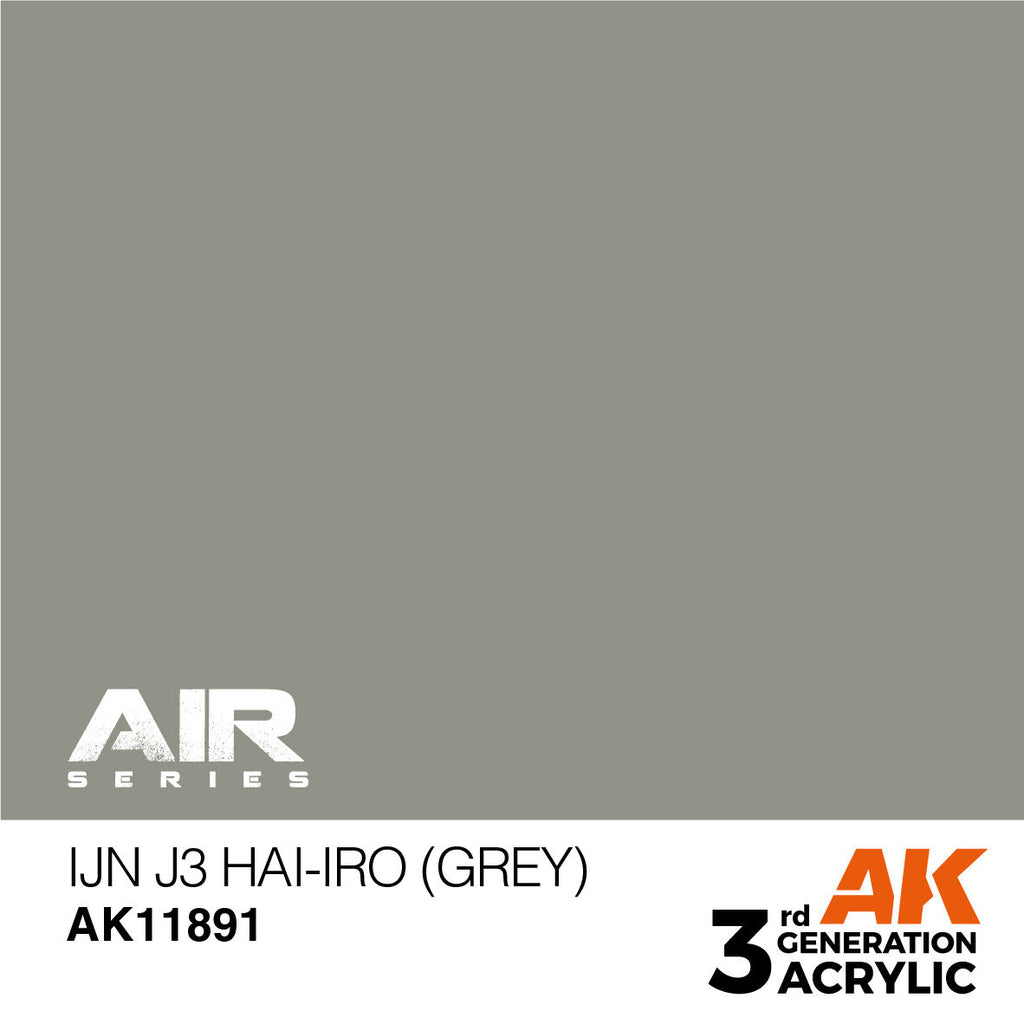 AK Interactive Air Series IJN J3 Hai-iro (Grey) Acrylic Paint 17ml 3rd (2)