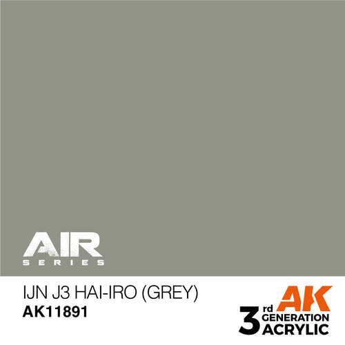 AK Interactive Air Series IJN J3 Hai-iro (Grey) Acrylic Paint 17ml 3rd (2)