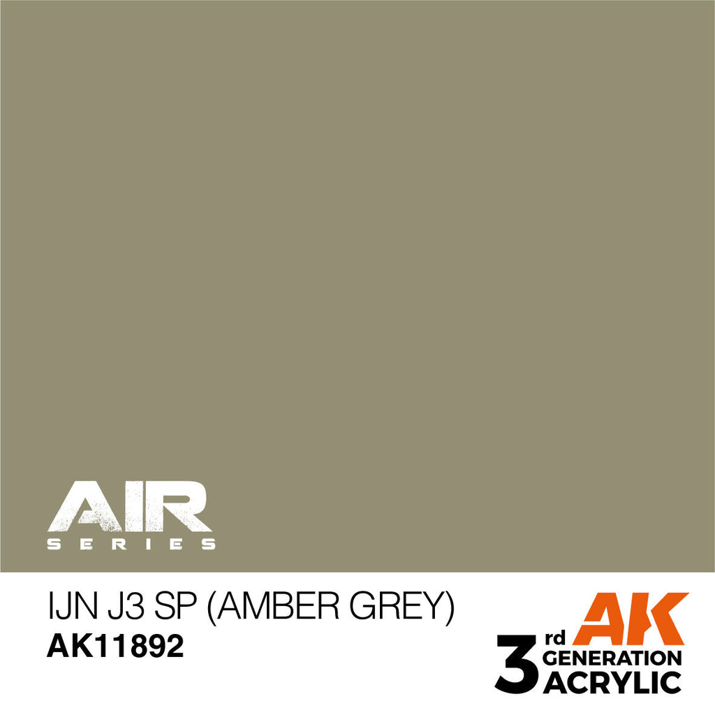 AK Interactive Air Series IJN J3 SP (Amber Grey) Acrylic Paint 17ml (2)