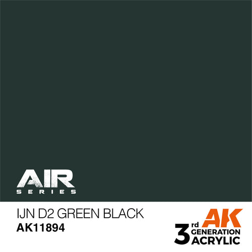 AK Interactive Air Series IJN D2 Green Black Acrylic Paint 17ml 3rd (2)