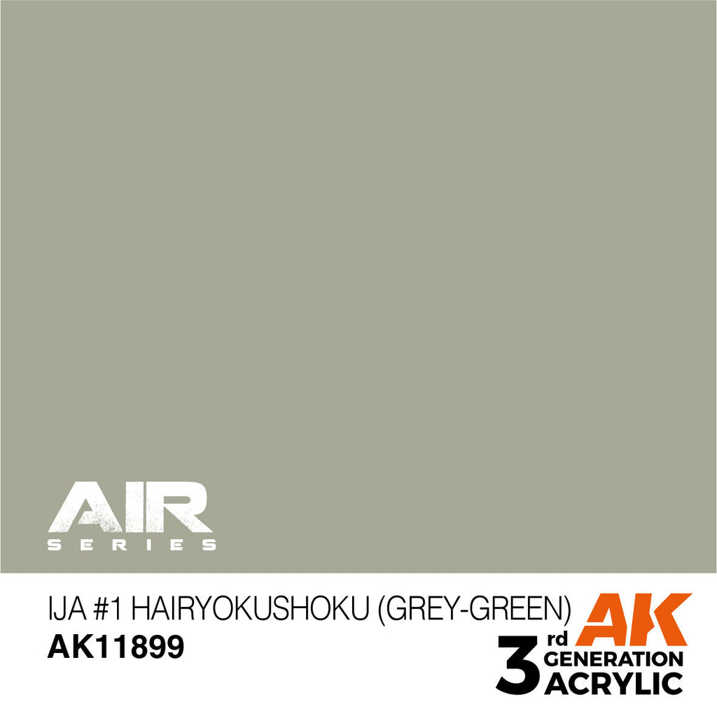 AK Interactive Air Series IJA #1 Hairyokushoku (Grey-Green) Acrylic (2)