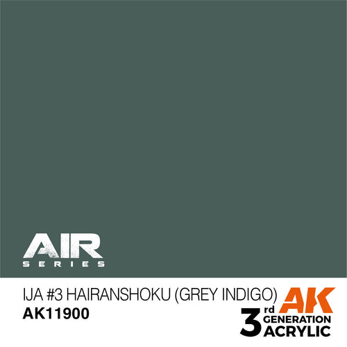 AK Interactive Air Series IJA #3 Hairanshoku (Grey Indigo) Acrylic (2)