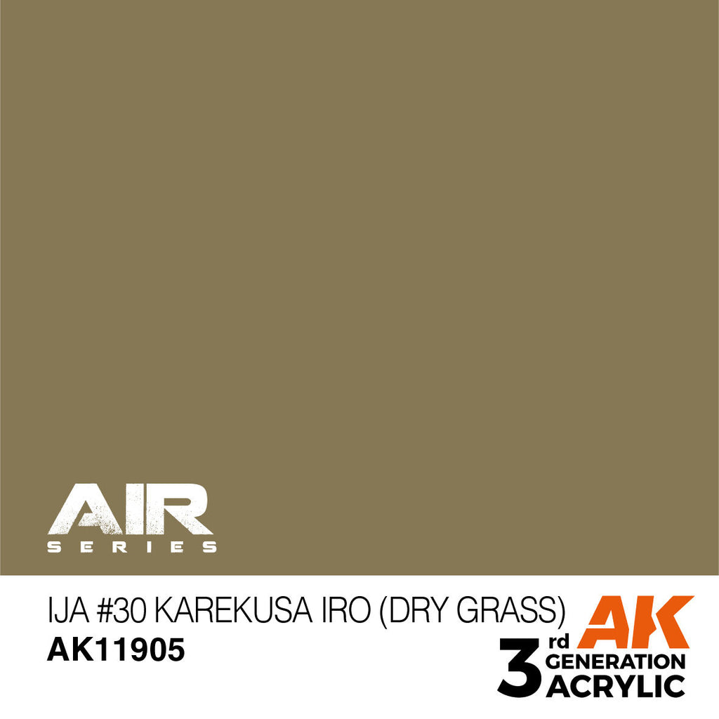 AK Interactive Air Series IJA #30 Karekusa iro (Dry Grass) Acrylic (2)