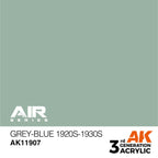 AK Interactive Air Series Grey-Blue 1920s-1930s Acrylic Paint 17ml 3rd (2)
