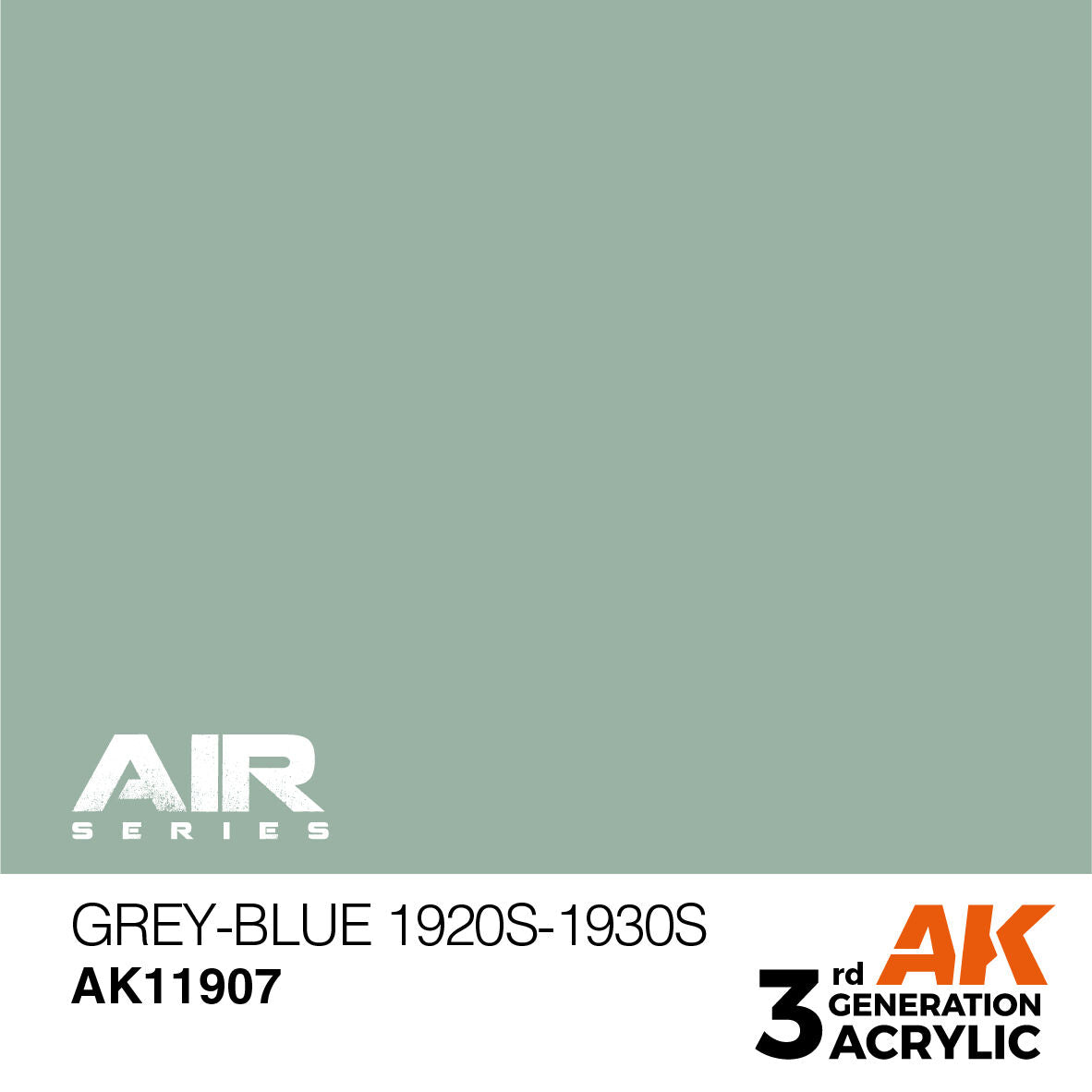 AK Interactive Air Series Grey-Blue 1920s-1930s Acrylic Paint 17ml 3rd (2)