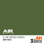 AK Interactive Air Series A-19f Grass Green Acrylic Paint 17ml 3rd (2)