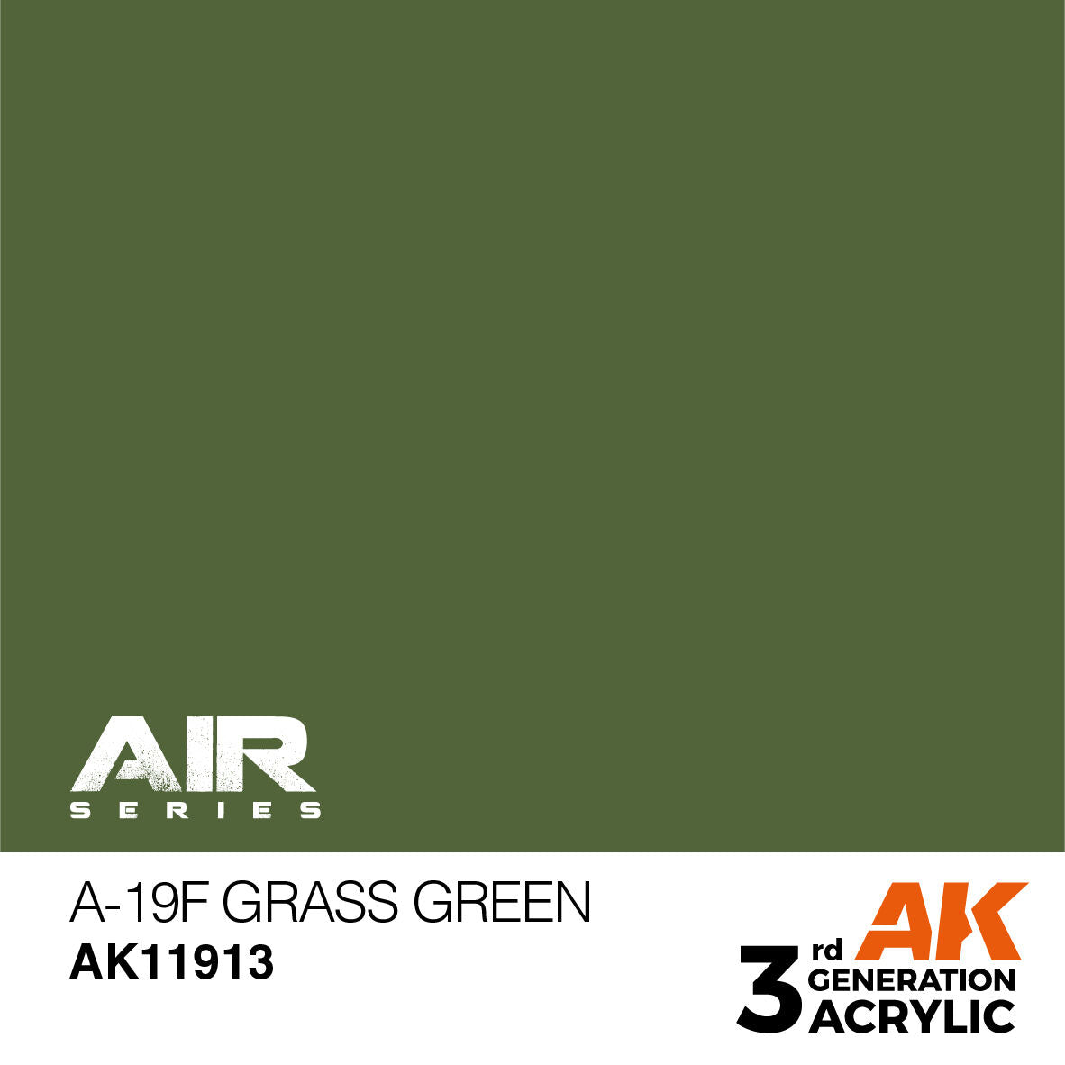 AK Interactive Air Series A-19f Grass Green Acrylic Paint 17ml 3rd (2)