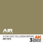 AK Interactive Air Series A-21m Light Yellowish Brown Acrylic Paint (2)