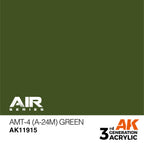 AK Interactive Air Series AMT-4 (A-24m) Green Acrylic Paint 17ml 3rd (2)