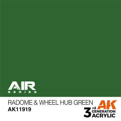 AK Interactive Air Series Radome & Wheel Hub Green Acrylic Paint 17ml (2)