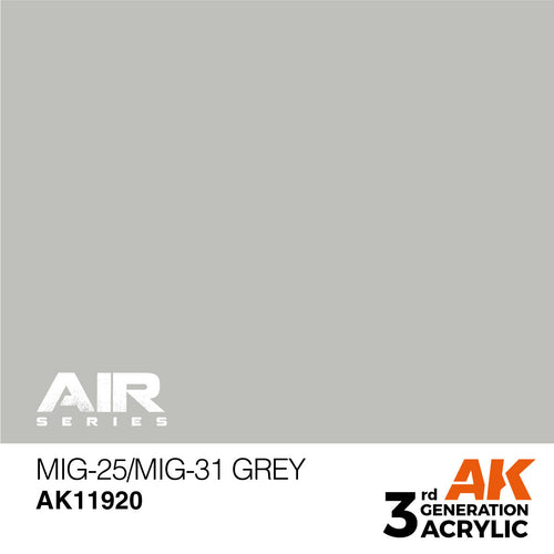 AK Interactive Air Series MiG-25/MiG-31 Grey Acrylic Paint 17ml 3rd (2)