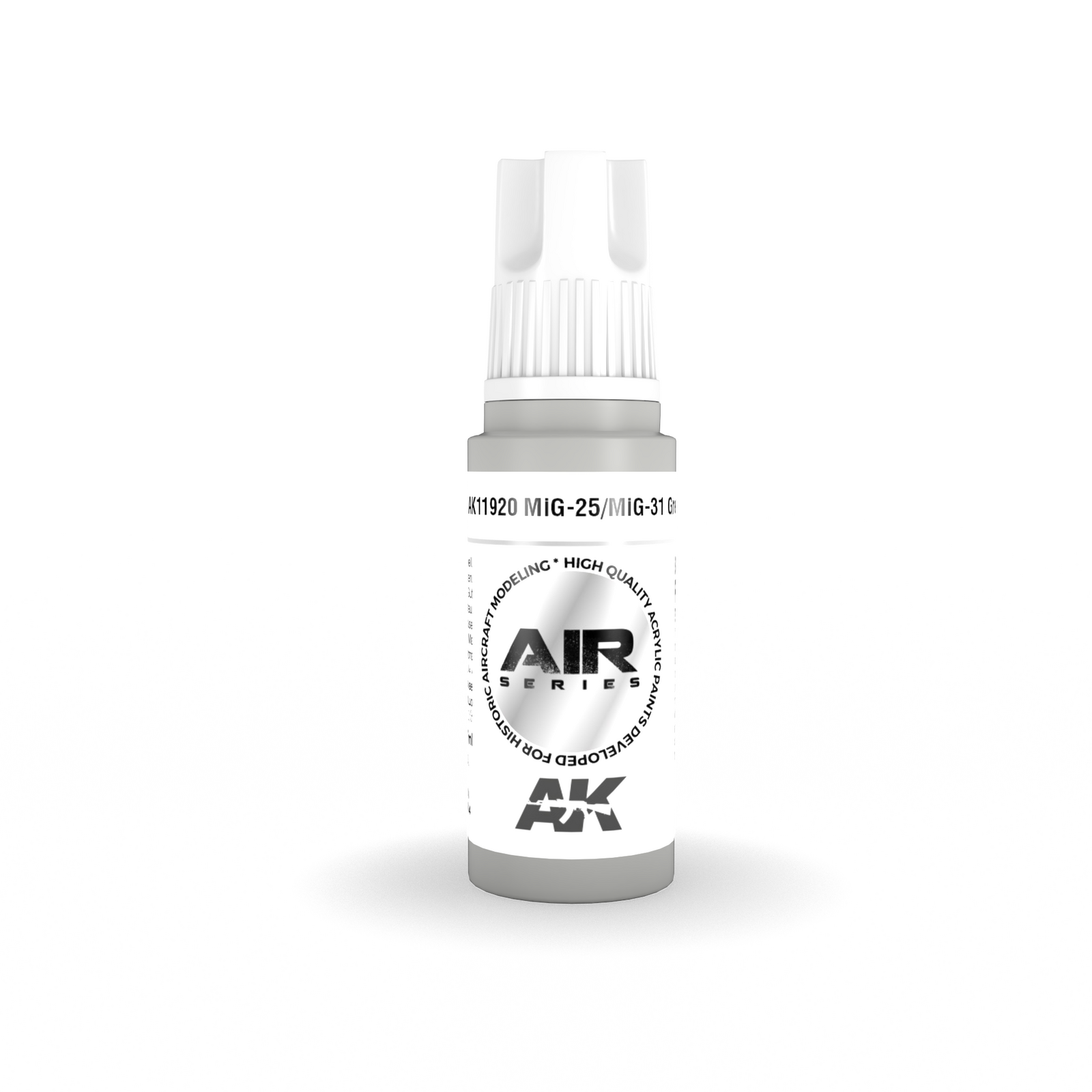 AK Interactive Air Series MiG-25/MiG-31 Grey Acrylic Paint 17ml 3rd