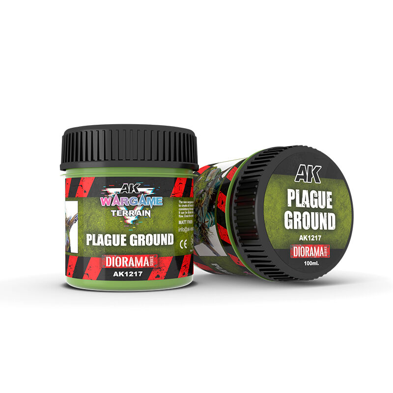 AK Interactive AK1217 Wargame Plague Ground Terrain Paste 100ml