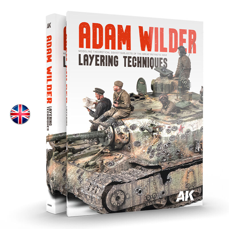AK Interactive AK130009 Book Adam Wilder Modeling Theoretical Soviet Subjects of the Great Patriotic War Layering Techniques English