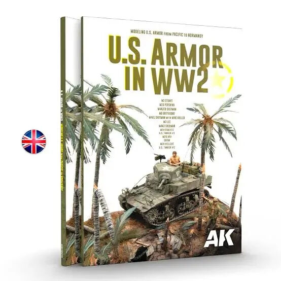 AK Interactive AK130019 U.S. Armor in WW2 Book English