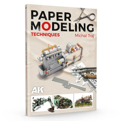 AK Interactive AK130024 Paper Modeling Techniques Book