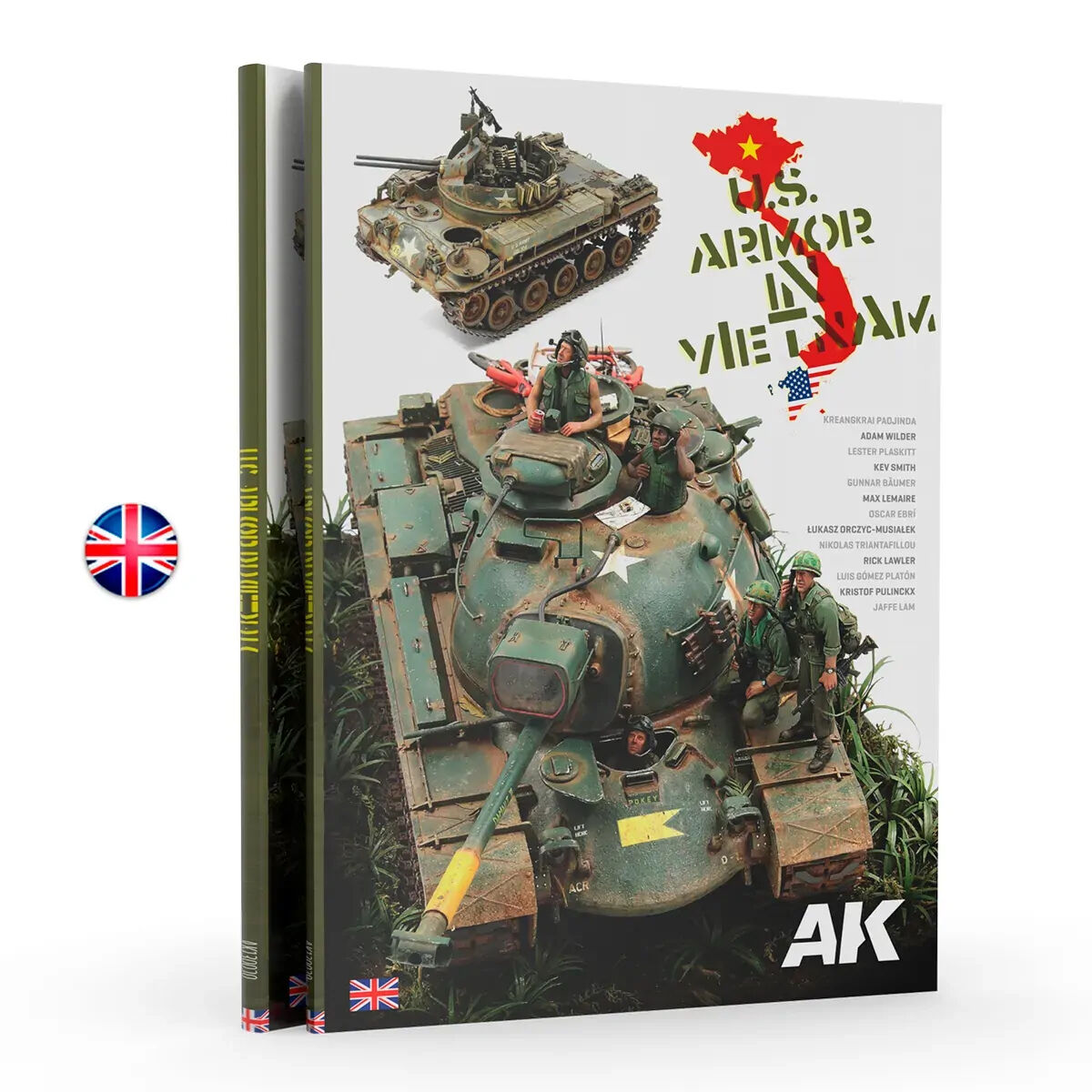AK Interactive AK130029 Armor in Vietnam Book