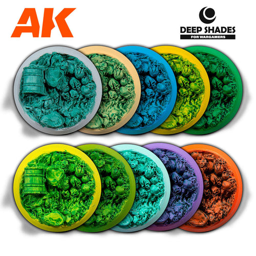 AK Interactive Deep Shades Greendark 30ml (2)