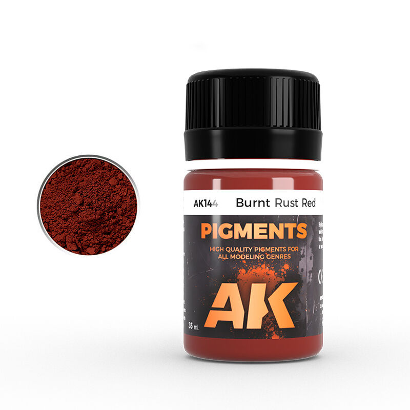 AK Interactive Weathering Burnt Rust Red 35ml Pigment