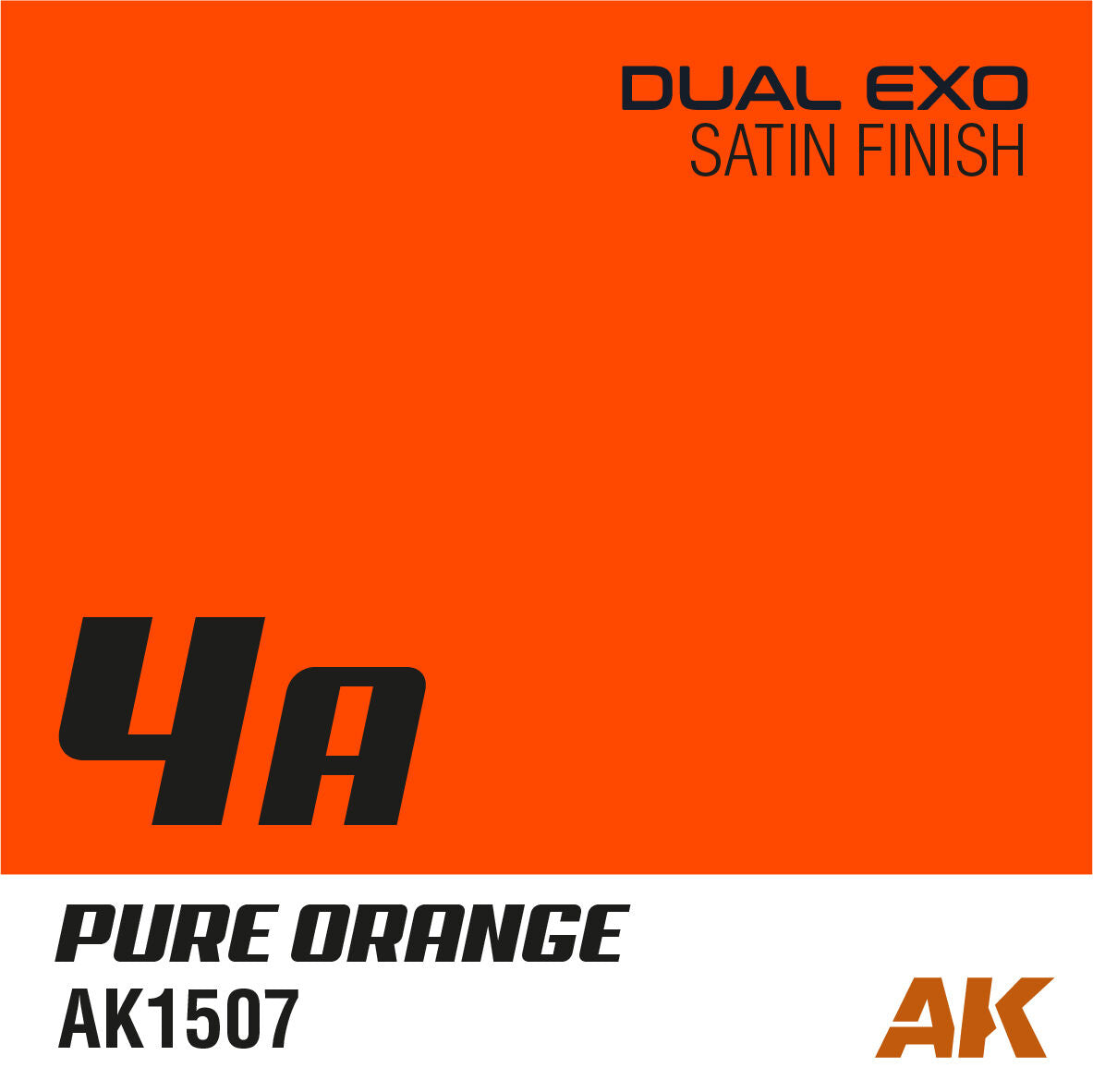 AK Interactive AK1507 Dual Exo 4A Pure Orange 60ml
