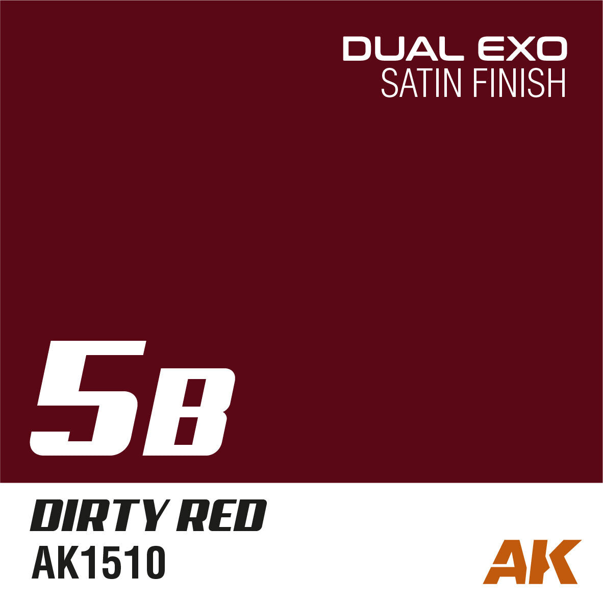 AK Interactive Dual Exo 5B - Dirty Red 60ml (2)