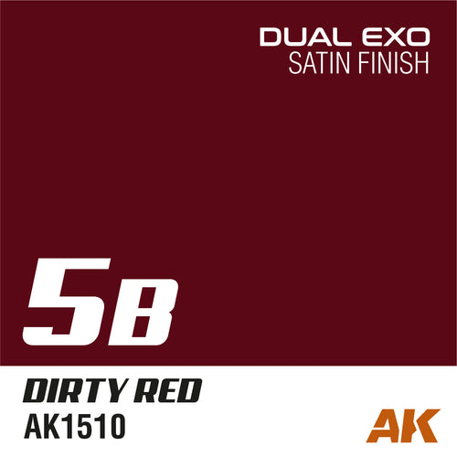 AK Interactive Dual Exo 5B - Dirty Red 60ml (2)