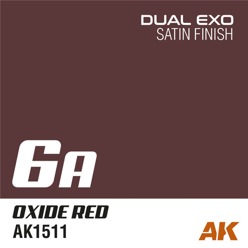 AK Interactive Dual Exo 6A - Oxide Red 60ml (2)