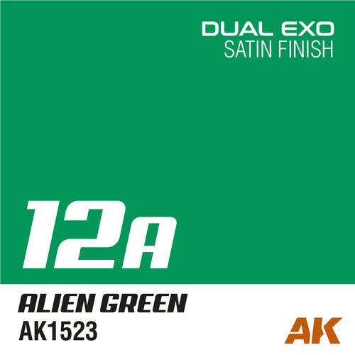 AK Interactive Dual Exo 12A - Alien Green 60ml (2)