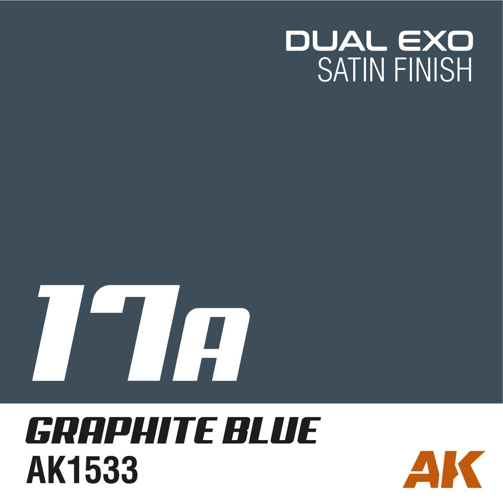 AK Interactive Dual Exo 17A - Graphite Blue 60ml (2)