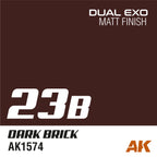 AK Interactive Dual Exo 23B - Dark Brick 60ml (2)
