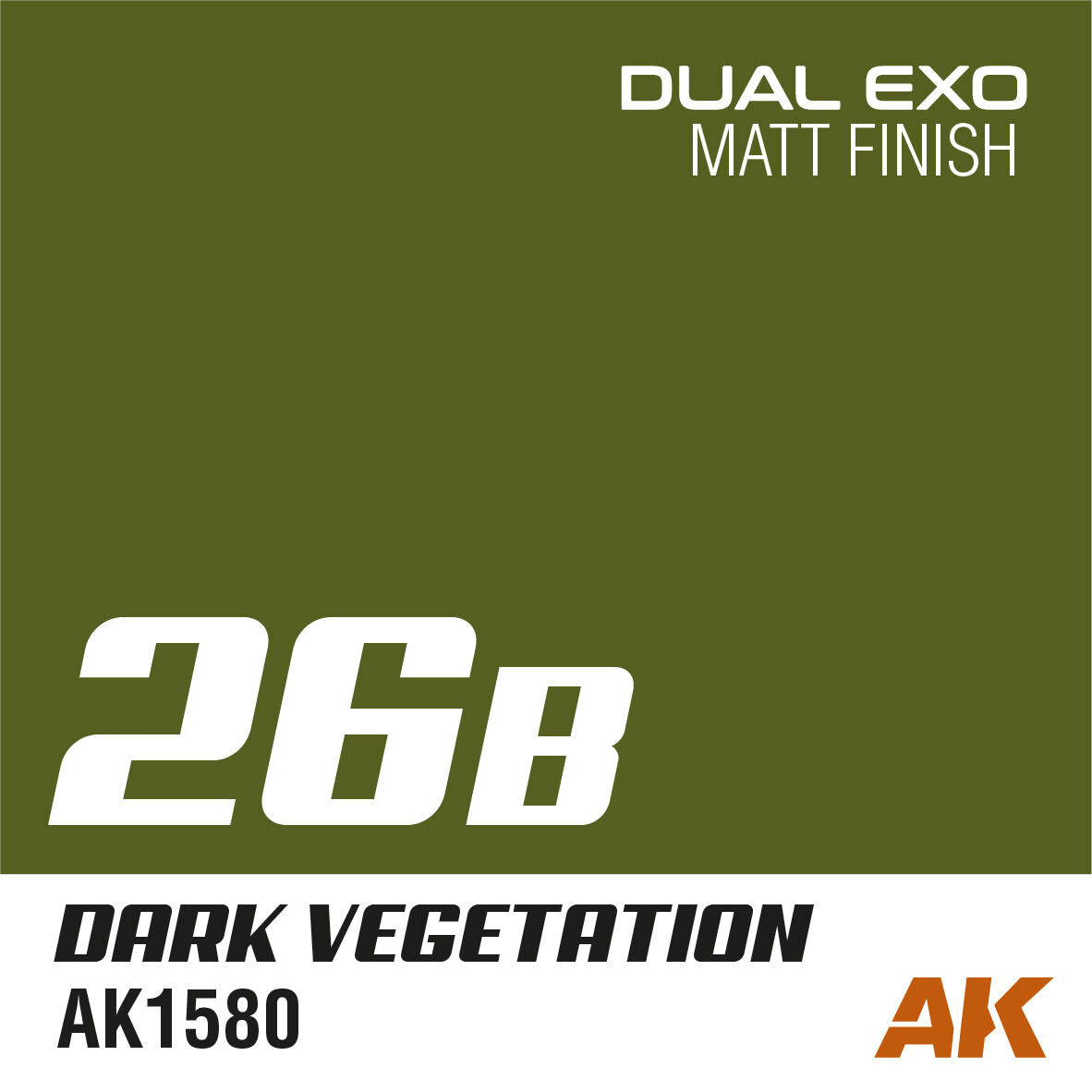 AK Interactive Dual Exo 26B - Dark Vegetation 60ml (2)
