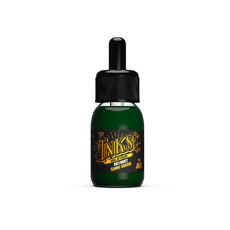 AK Interactive The INKS Camo Green 30ml Acrylic Ink