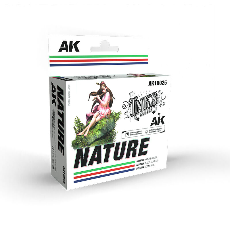 AK Interactive The INKS Nature Acrylic Ink Set (3 colours)